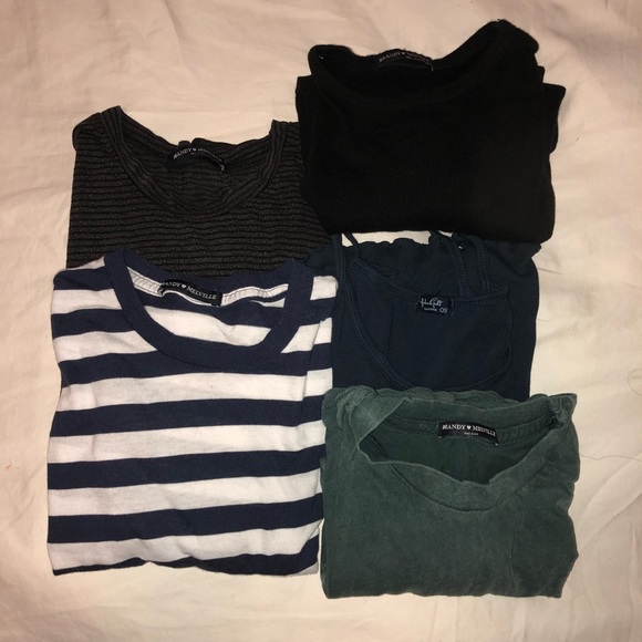 Brandy Melville Tops - Brandy basics bundle